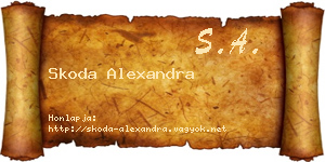 Skoda Alexandra névjegykártya
