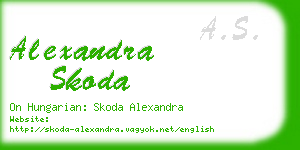 alexandra skoda business card